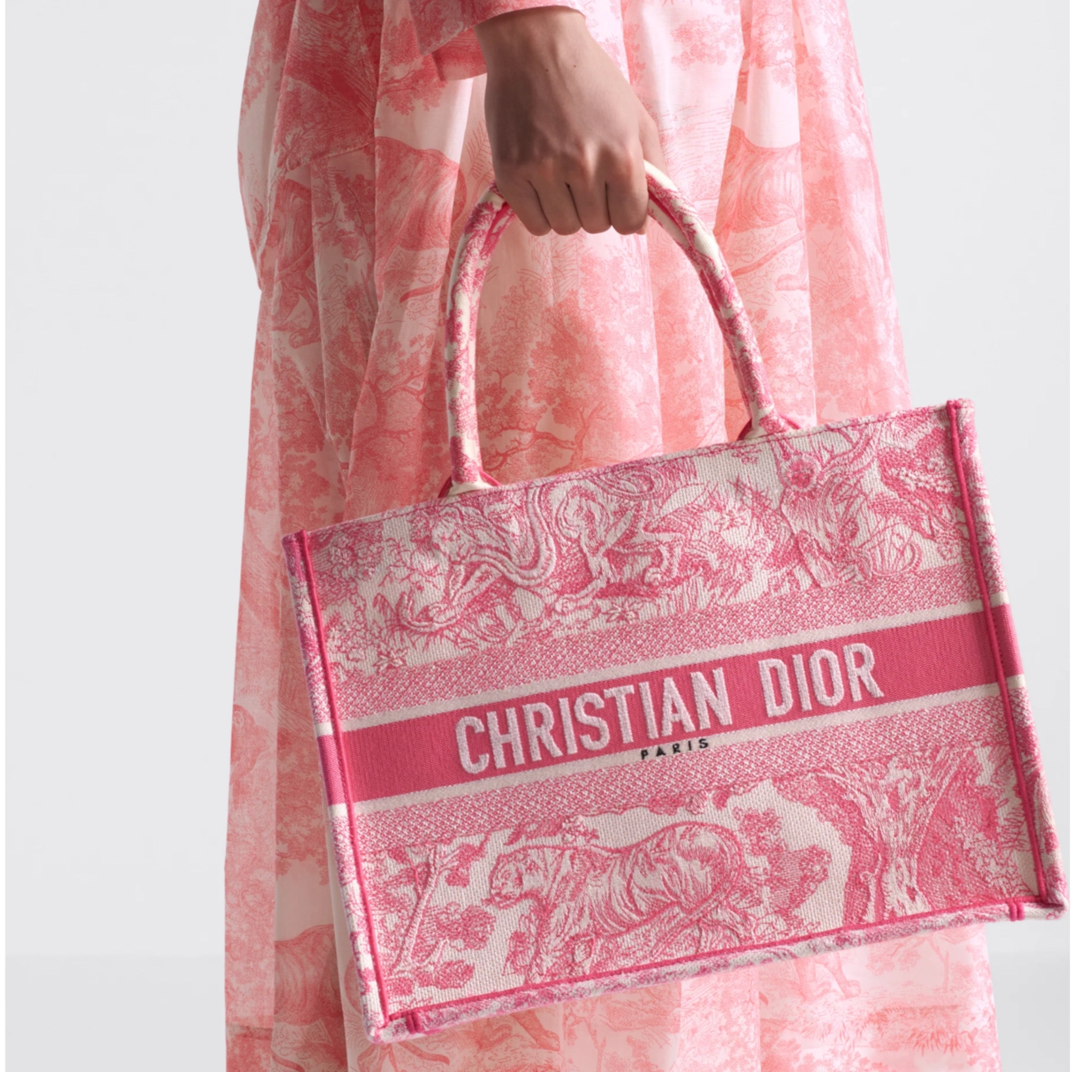 Dioriviera Pink Tiger Book Tote