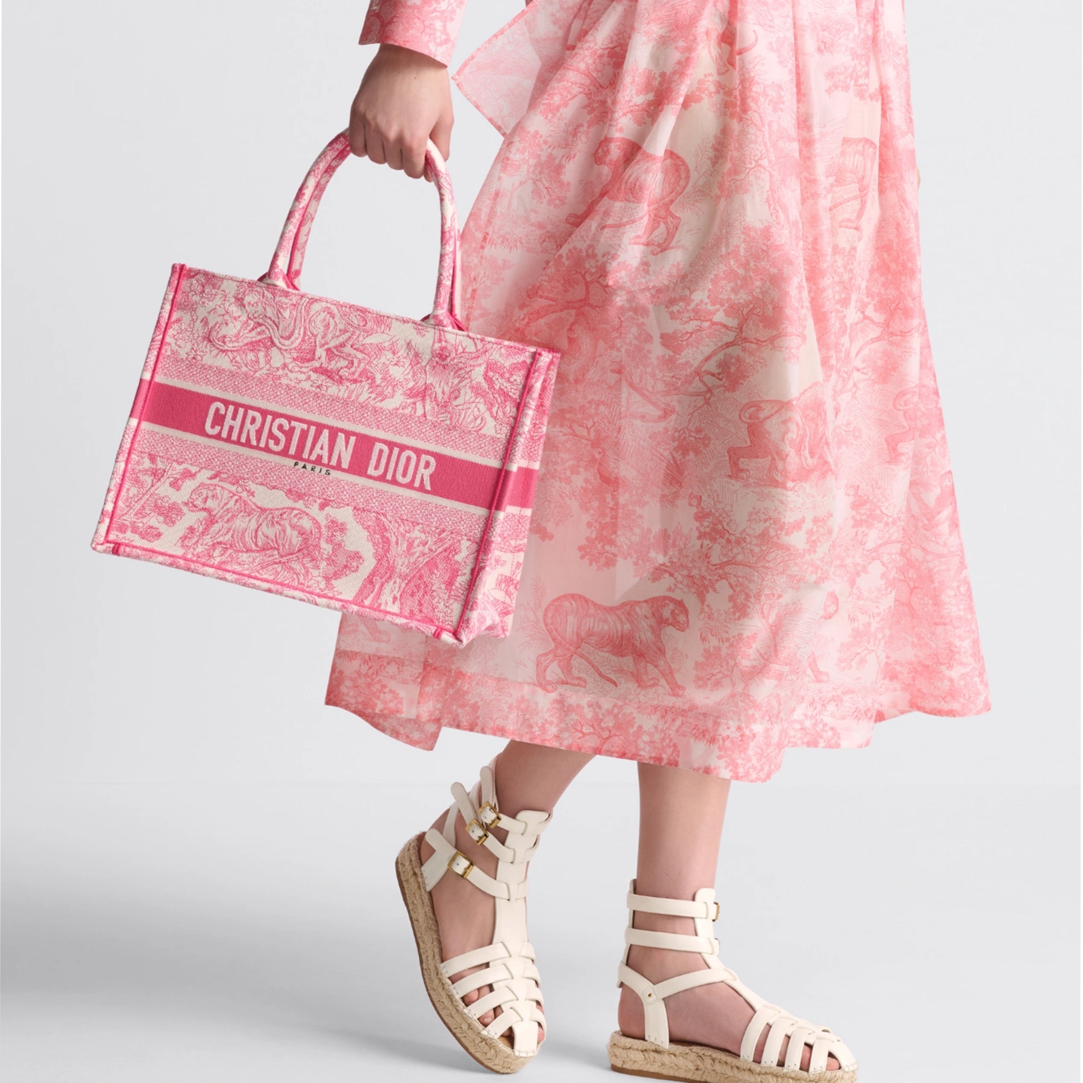 Dioriviera Pink Tiger Book Tote